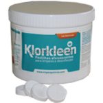 Klorkleen- pastilhas limpeza e desinfeção