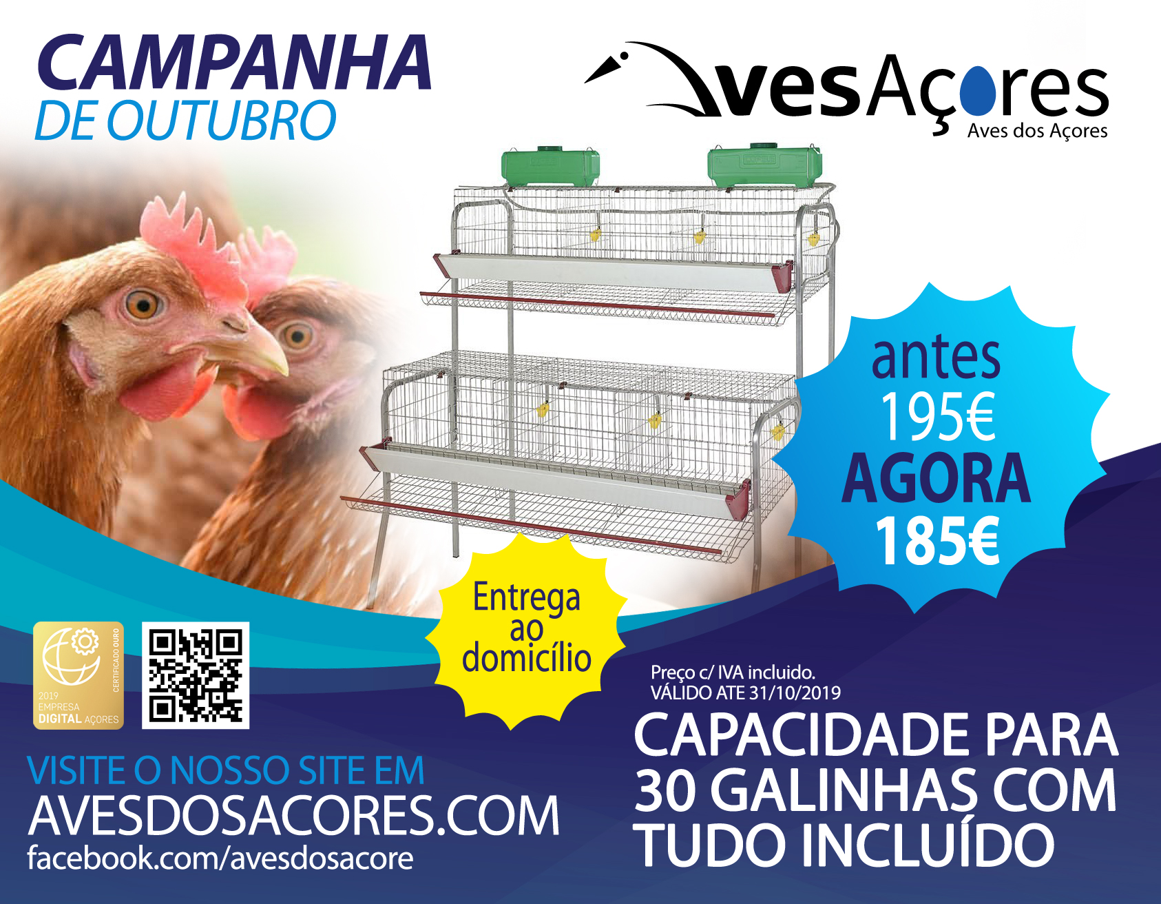 jaula para 30 galinhas