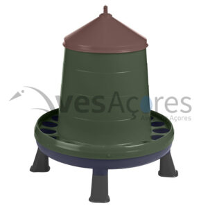 Comedouro de plástico reciclado 4 kg para aves.