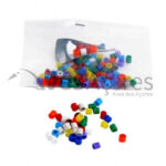 ANILHAS PLÁSTICO P/ CANÁRIOS 3MM MULTICOLOR - 100 UNIDADES