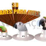 Colar em 3D p/ papagaios especial