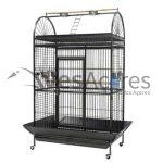Gaiola cinza YACO para papagaios (178 cm)