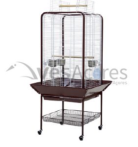 Gaiola de papagaio (Deluxe ) c/ Abertura em cima e rodas ( 80,6x80.6x152cm )