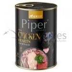 Piper - Alimento em patê para cão adulto - Coração de galinha e espinafre 400g