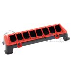 Comedouro para pintinhos de 30 cm vermelho