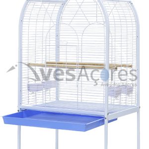 Gaiola Ovalada c/ rodas p/ papagaios e outros.