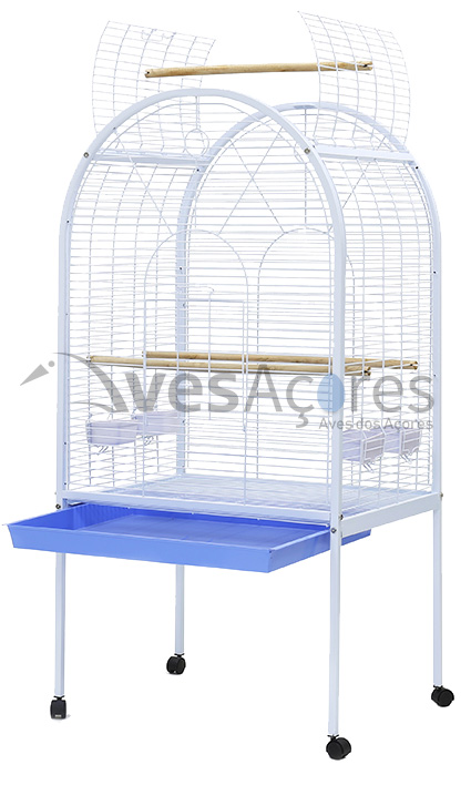 Gaiola Ovalada c/ rodas p/ papagaios e outros.