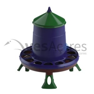 Alimentador de plástico reciclado com pés, 2 kg/ 3,5 l