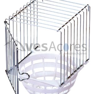 Ninho Externo de Ferro e Plástico – 10 x 11 x 16 cm