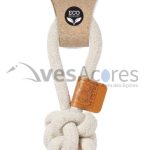 Churro com pega em corda entrançada de algodao 22x5x5