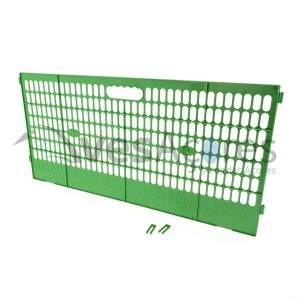 Painel divisório para pintinhos, 80x40cm, verde, sem pés.