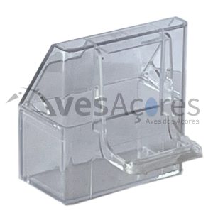 Comedouro cristal c/gaveta