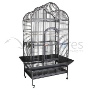 Gaiola p/ papagaios/ araras deluxe c/ abertura em cima 112x82x175cm