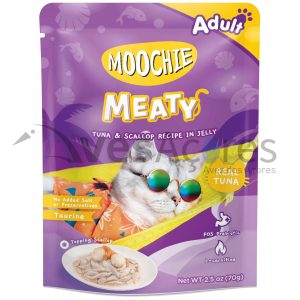 MOOCHIE Atalho com Vieiras para Gatos Delícias Carnudas (70g)