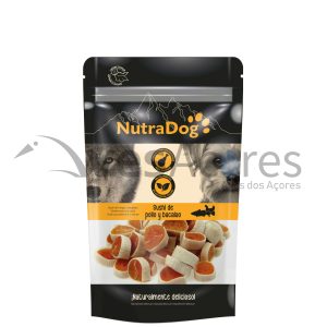 Lanche de frango e bacalhau NutraDog 350G