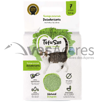Areia de gato Vegetais TofuSan 7L
