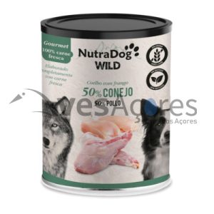 NutraDog WILD Gourmet Canina de Coelho e Frango para Cães