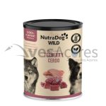 NutraDog WILD Carne Bovina e Suína em Lata para Cães 400g