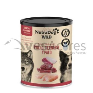 NutraDog WILD Frango, Carne e Pato em Lata para Cães